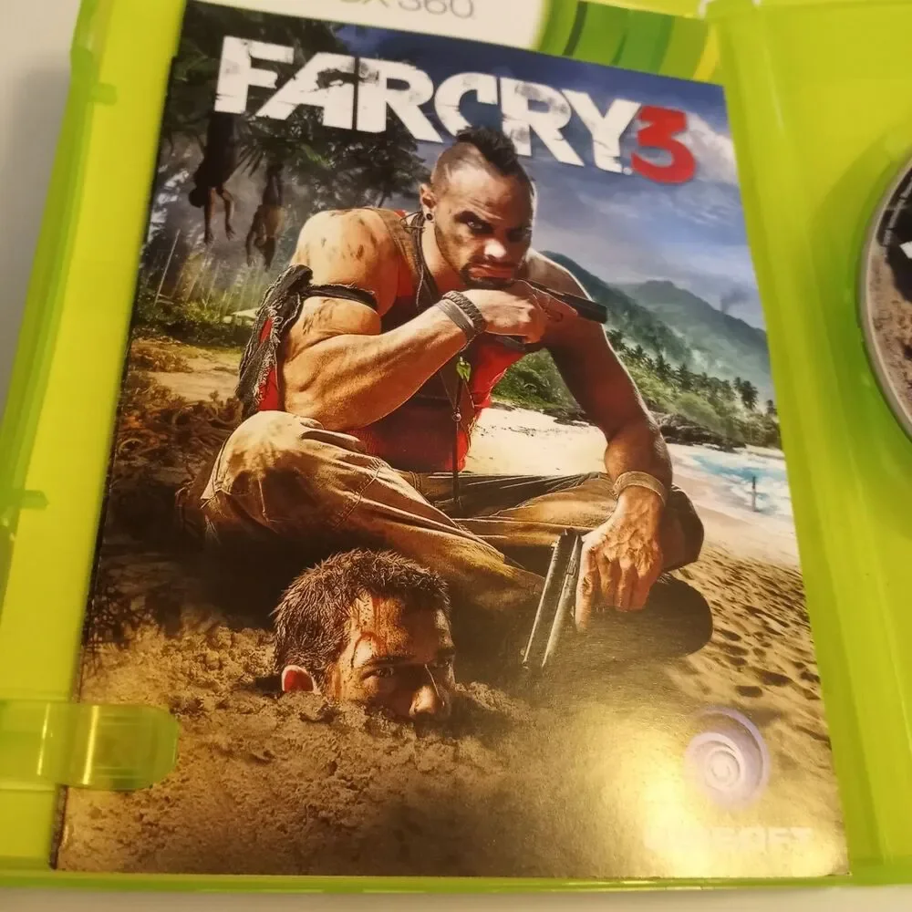 Far Cry 3 (Microsoft Xbox 360, 2012) Includes both Disc 1 and 2, Manual Included